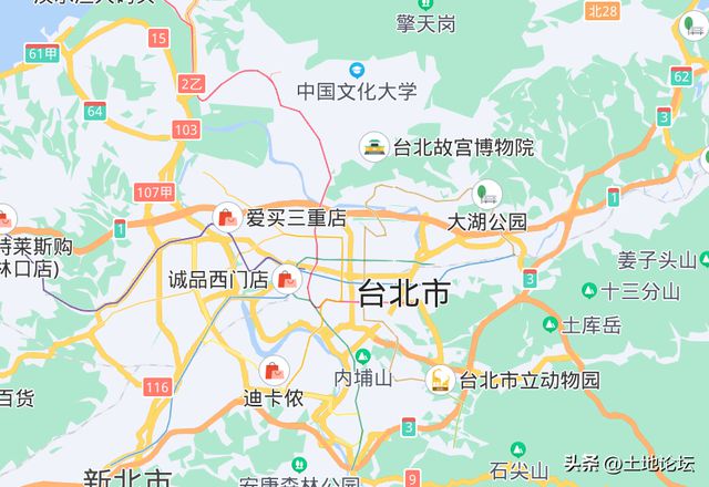 台湾最新地图揭示宝岛全新面貌